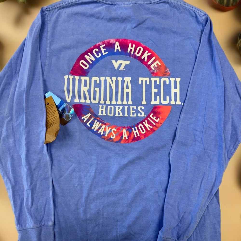 Hokies Blue Long Sleeve Jersey